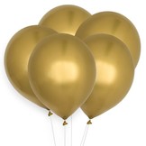 Chroom ballonnen goud (10st)