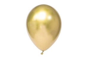 Chroom ballonnen goud (10st)