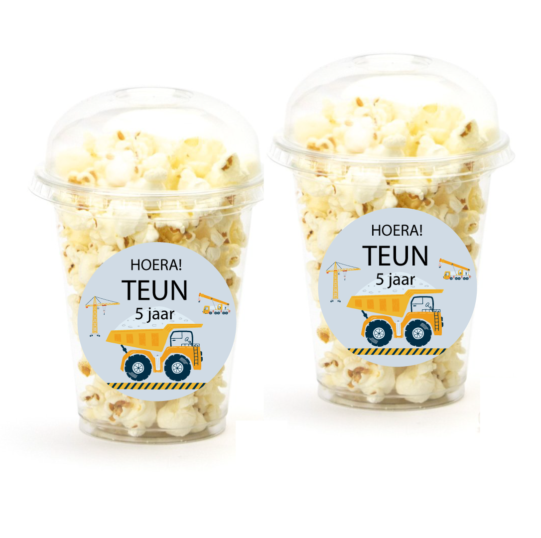 Schooltraktatie bekers construction (5st)