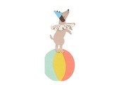 Servetten Circus Hond (16st) Meri Meri