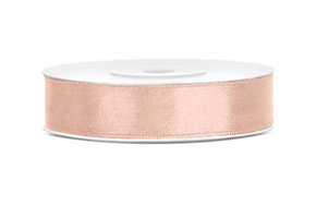 Satijnlint peach op rol (25m)