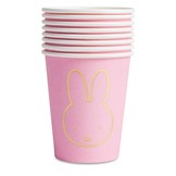 Papieren bekers Nijntje Baby Roze (8st)