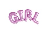 Folieballon girl roze