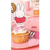 Papieren bekers Nijntje Baby Roze (8st)