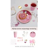 Papieren bekers Nijntje Baby Roze (8st)