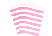 Traktatiezakjes roze gestreept (12st)