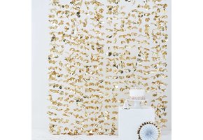 Backdrop bloemen goud pick & mix pastel Ginger Ray