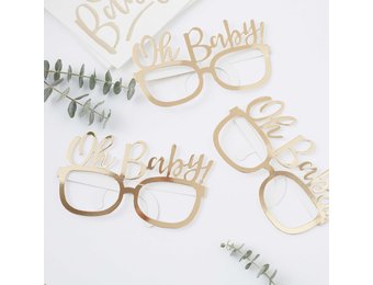 Oh baby brillen (8st) Ginger Ray