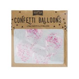 Confetti ballonnen roze (5st) Ginger Ray