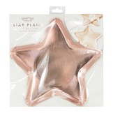 Sterren bordjes roségoud (8st) twinkle twinkle Ginger Ray