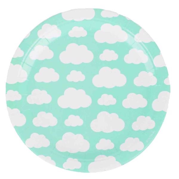 Bordjes wolken mint (8st) My Little Day