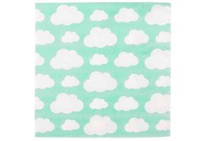 Servetten wolken mint (20st) My Little Day
