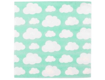 Servetten wolken mint (20st) My Little Day