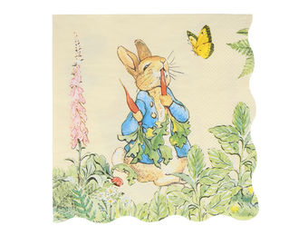 Servetten Peter Rabbit in The Garden (16st) Meri Meri