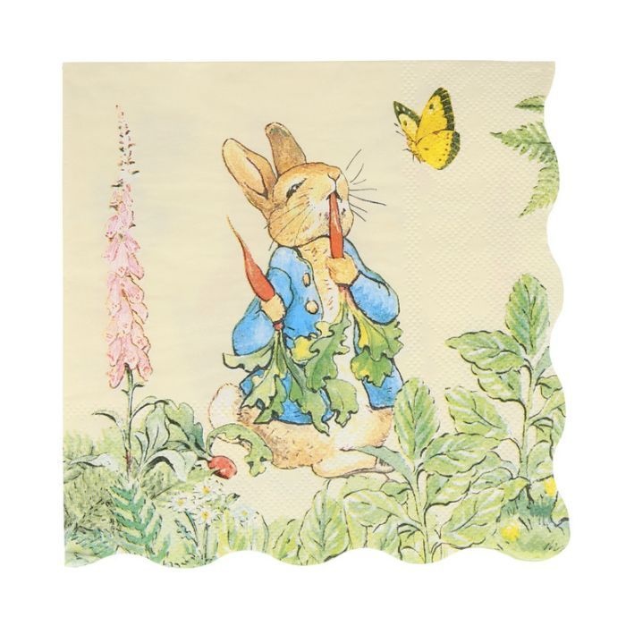 Gebaksservetten Peter Rabbit (16st) Meri Meri