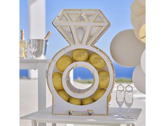 Ballonnenmozaïek verlovingsring Engaged Ginger Ray