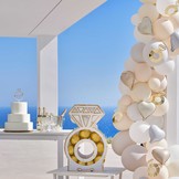 Ballonnenmozaïek verlovingsring Engaged Ginger Ray