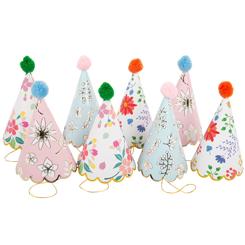 Feesthoedjes English Garden (8st)