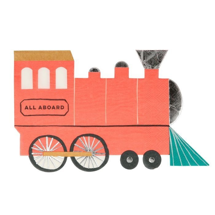 Servetten Train Party (16st) Meri Meri