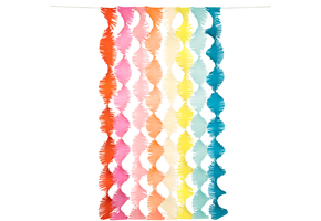 Streamers regenboog mix (8st) Meri Meri