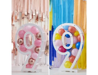 Ballonnen Mozaïek kit cijfer 9 Ginger Ray