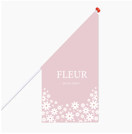 Geboortevlag madelief