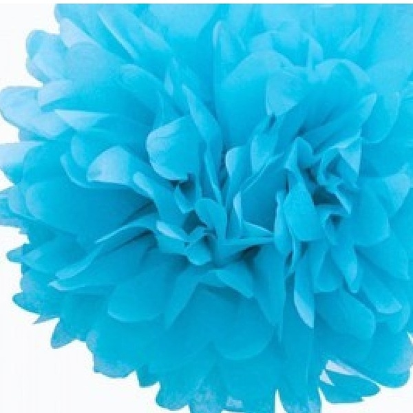Pompon blauw
