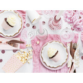 Popcorn bekers lichtroze goud (6st)