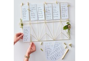 Tafelschikking set Gold Wedding Ginger Ray