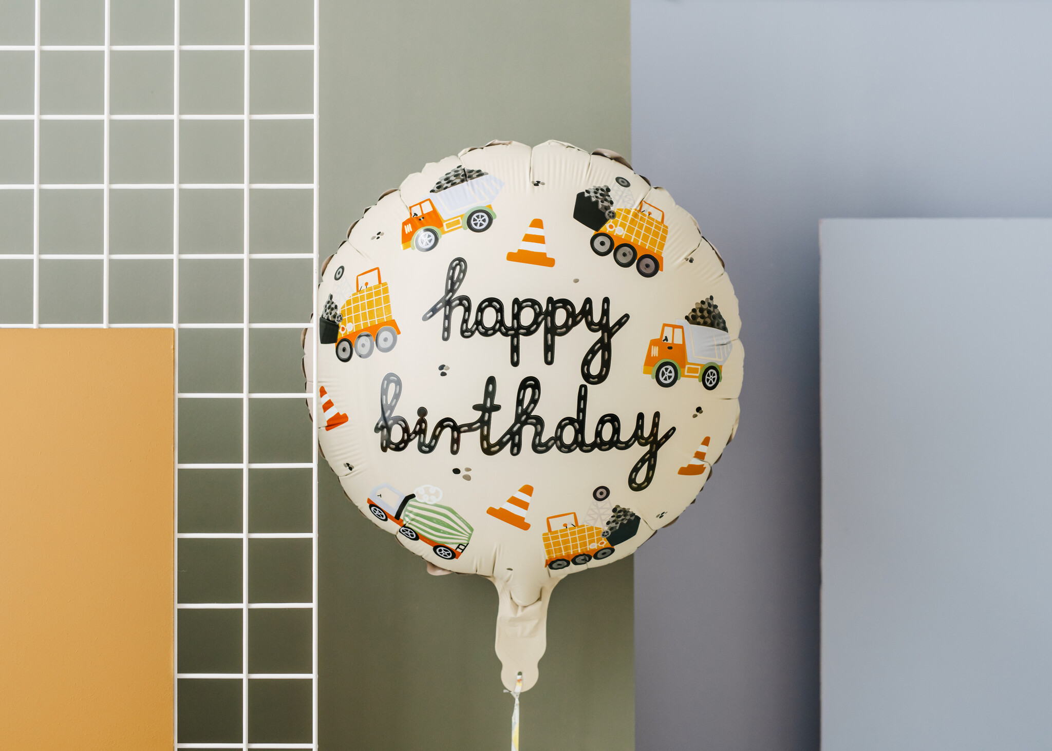 Folieballon construction 45 cm