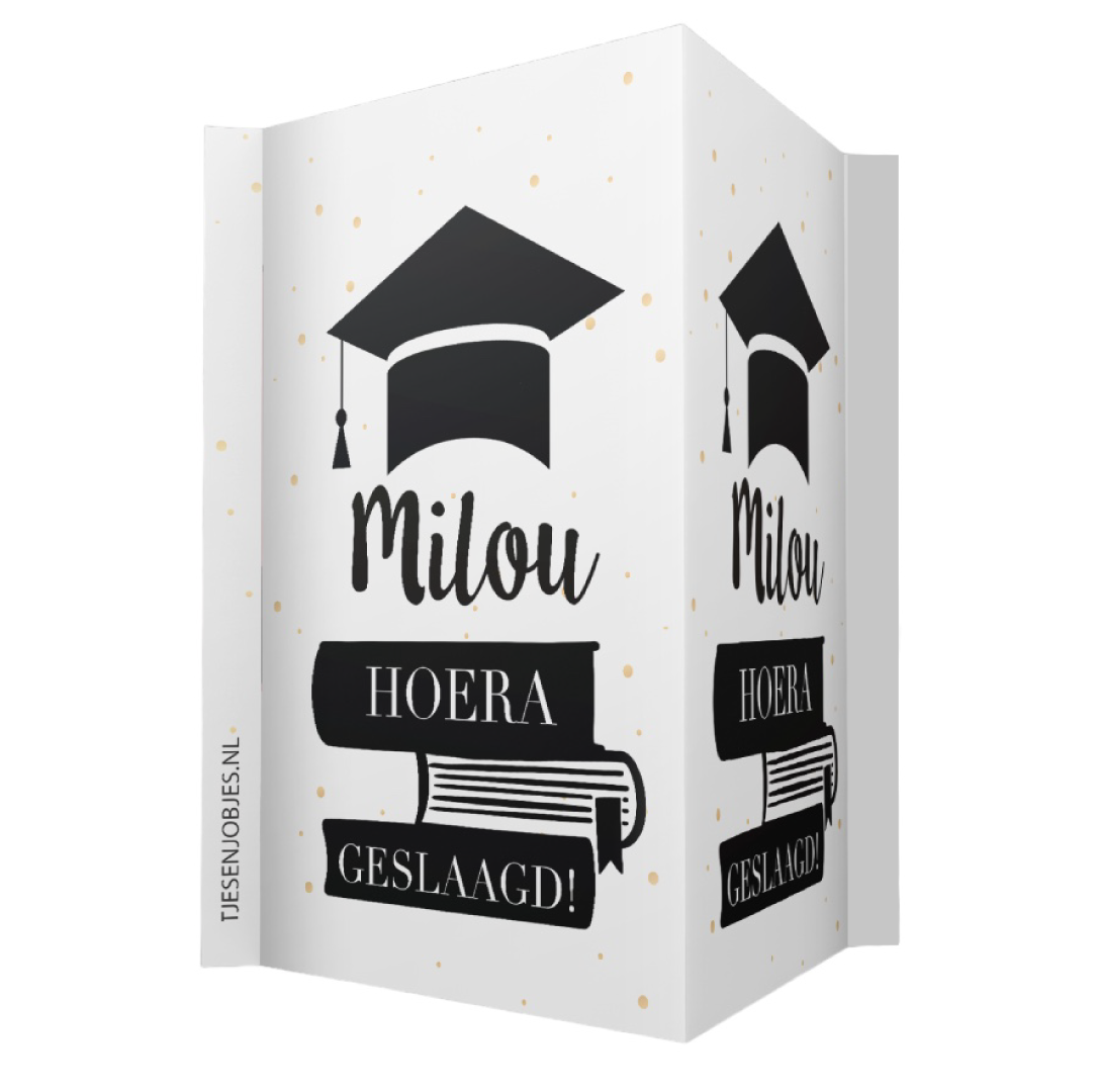 Raambord Geslaagd met boeken