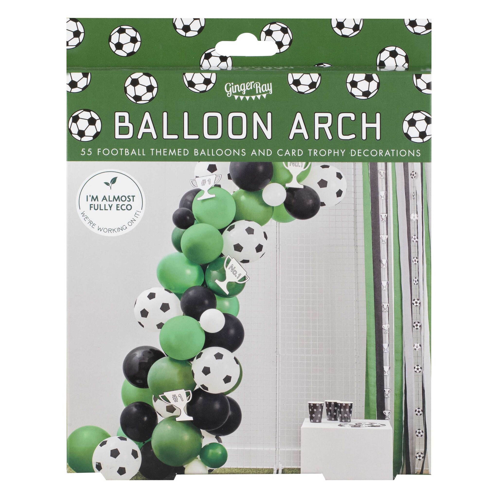 Ballonnenboog Voetbal (55st) Ginger Ray