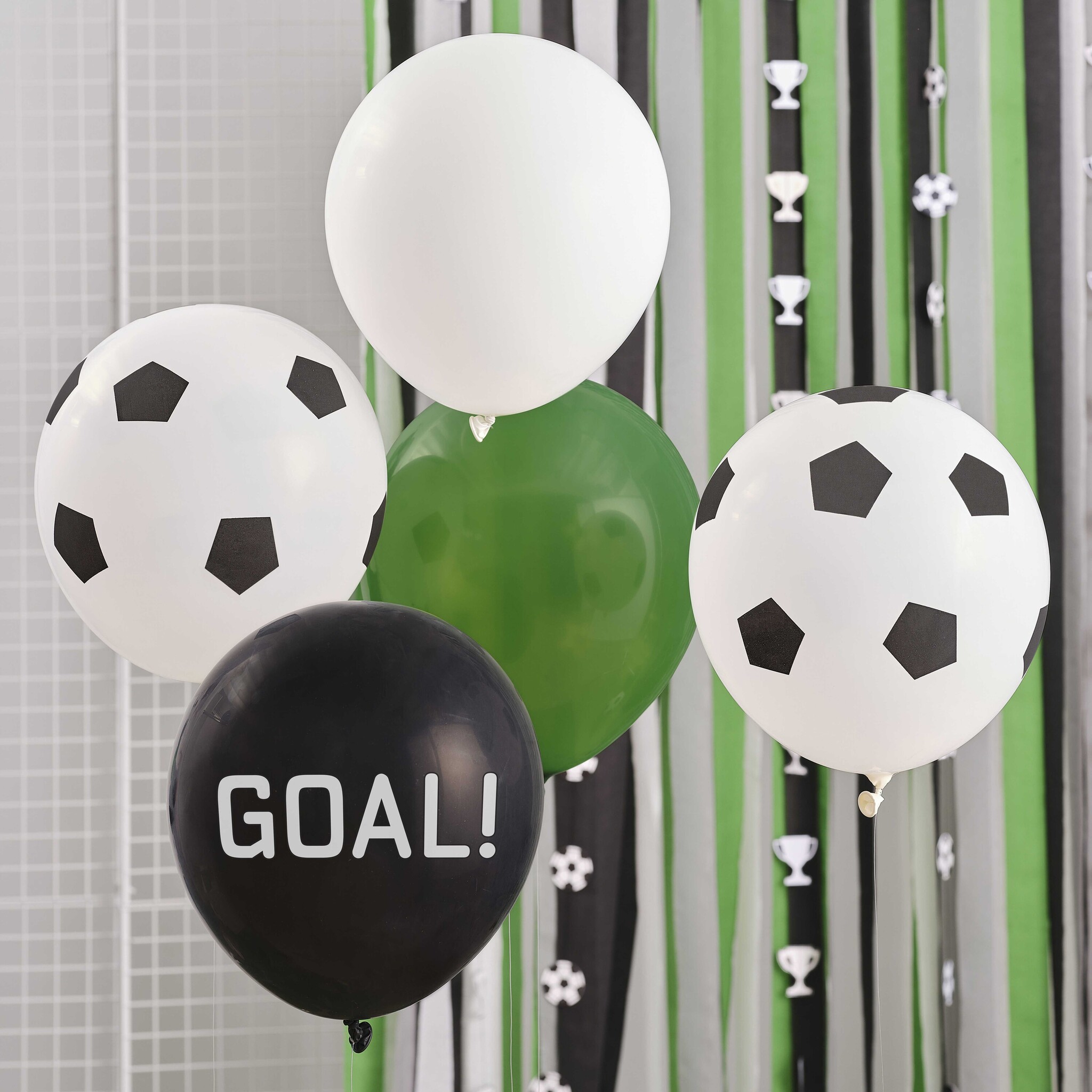 Ballonnenset Voetbal (5st) Ginger Ray