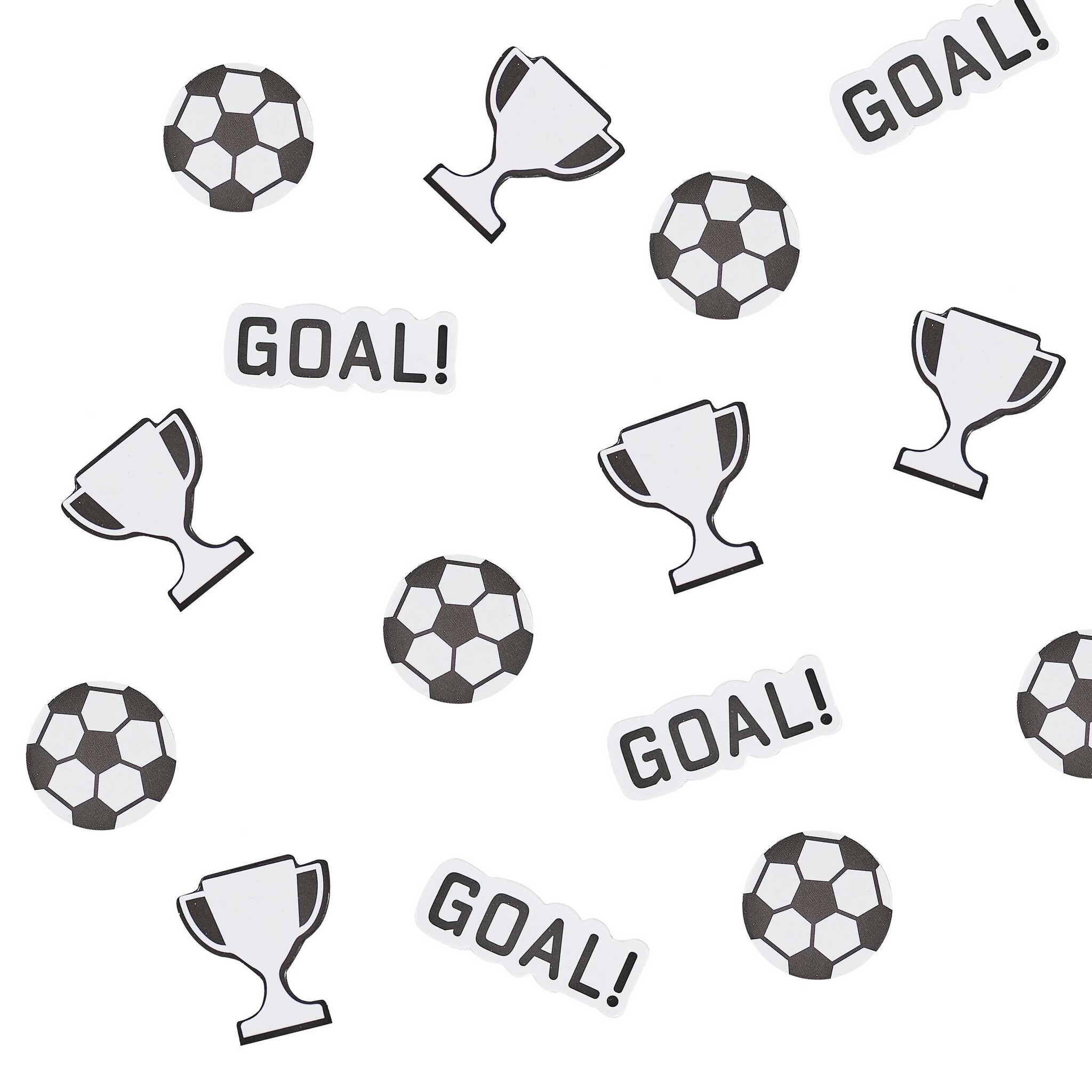 Tafelconfetti voetbal Ginger Ray