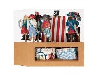Cupcake set Pirates (48st) Meri Meri