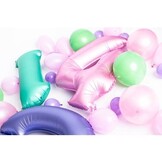 Cijferballon Metallic groen 7 (86 cm)