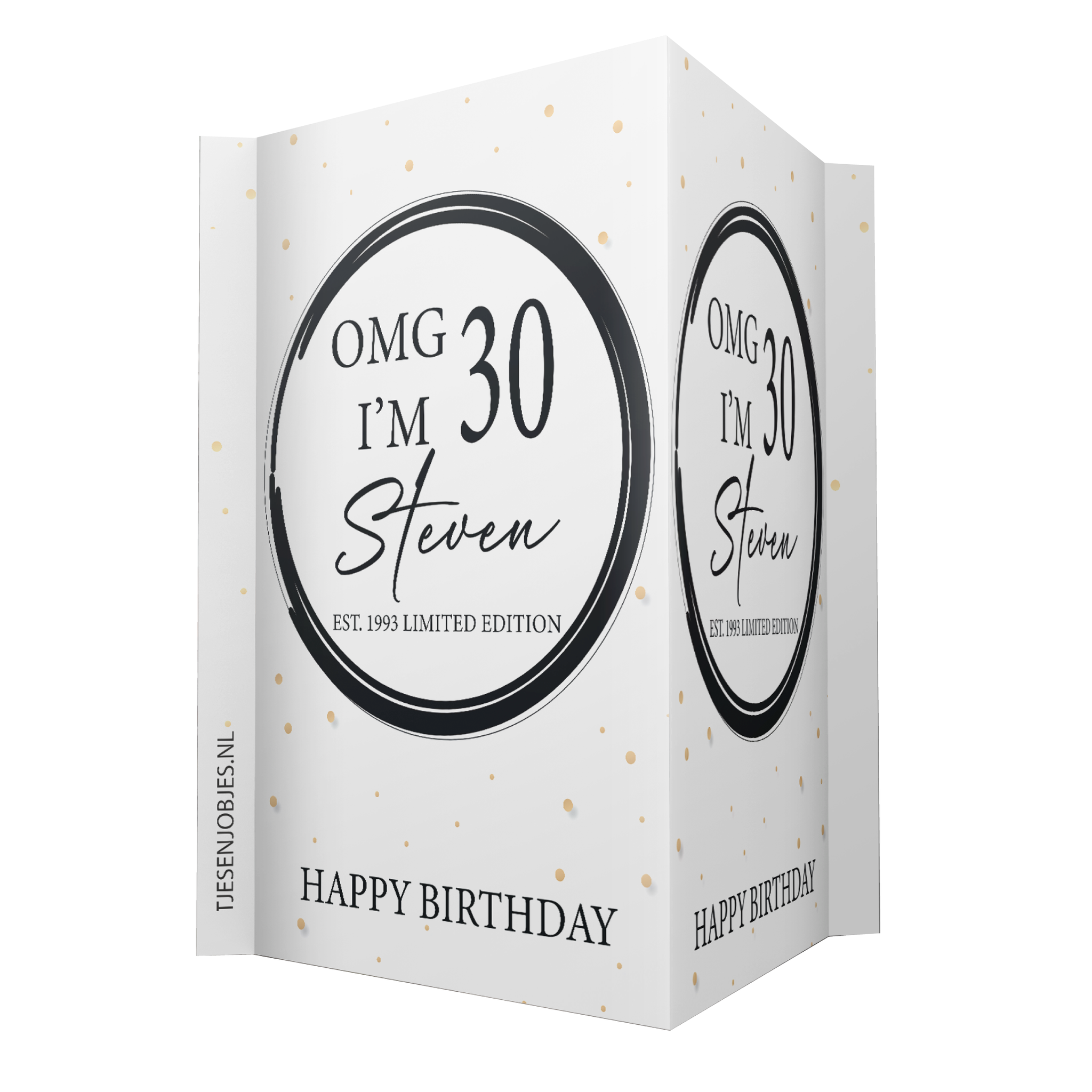 Raambord XL verjaardag OMG I'M 30 jaar