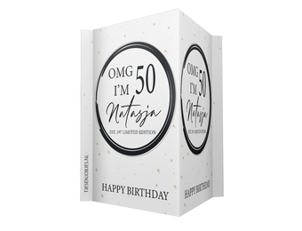Raambord XL verjaardag OMG I'M 50 jaar