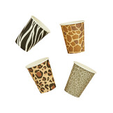 Bekers Animal print (8st) Hootyballoo