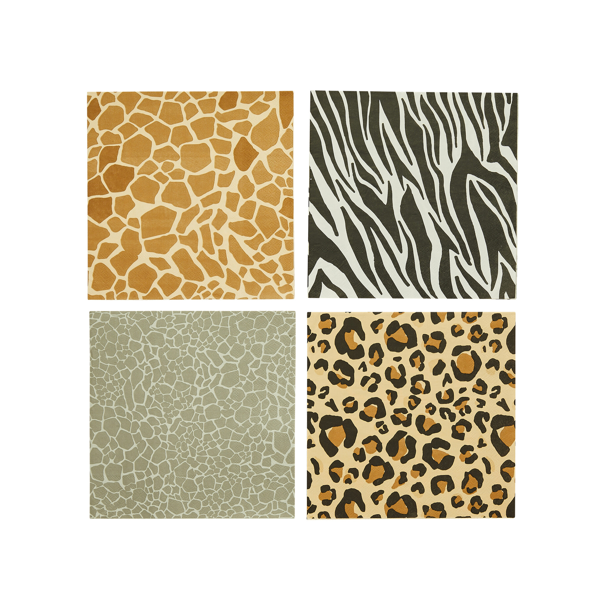 Servetten Animal print (16st) Hootyballoo