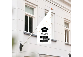 Vlag geslaagd met boeken