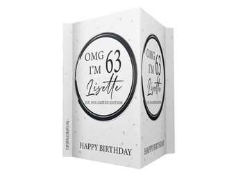 Raambord XL verjaardag OMG IM leeftijd