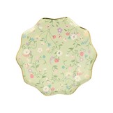 Ladurée Paris gebaksbordjes bloemen (8st) Meri Meri