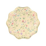 Ladurée Paris gebaksbordjes bloemen (8st) Meri Meri