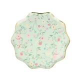 Ladurée Paris gebaksbordjes bloemen (8st) Meri Meri