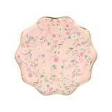 Ladurée Paris gebaksbordjes bloemen (8st) Meri Meri