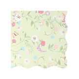 Ladurée Paris servetten bloemen (16st) Meri Meri