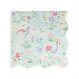 Ladurée Paris servetten bloemen (16st) Meri Meri