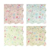 Ladurée Paris servetten bloemen (16st) Meri Meri