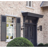 Geboortebord XL Ooievaar blauw